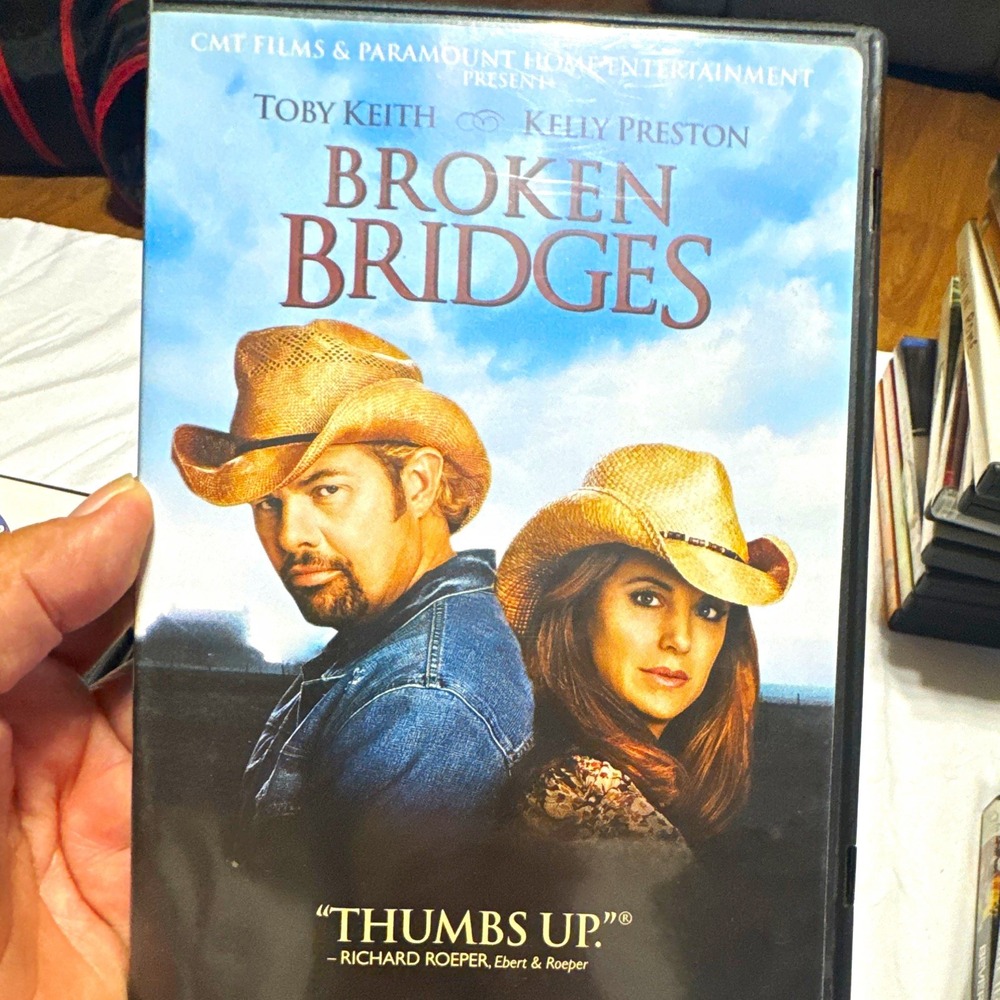 Broken Bridges DVD Toby Keith Kelly Preston Paramount 2007 Widescreen PG-13